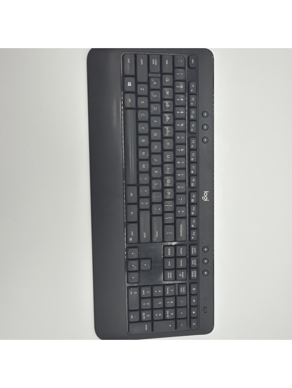 ⌨️✨ Logitech K540 Wireless Keyboard Full-Size w/ Palm Rest EUC Tested